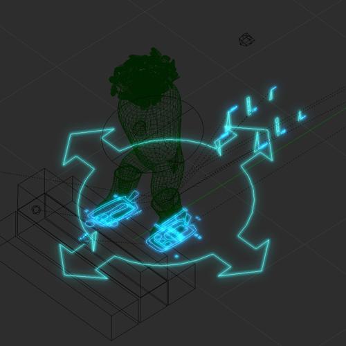 NLA-friendly sticky  no sliding  foot rig