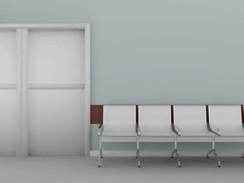 Cartoon waiting room