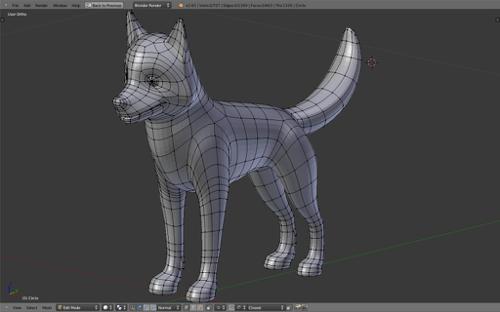 Cartoon Dog Unrigged