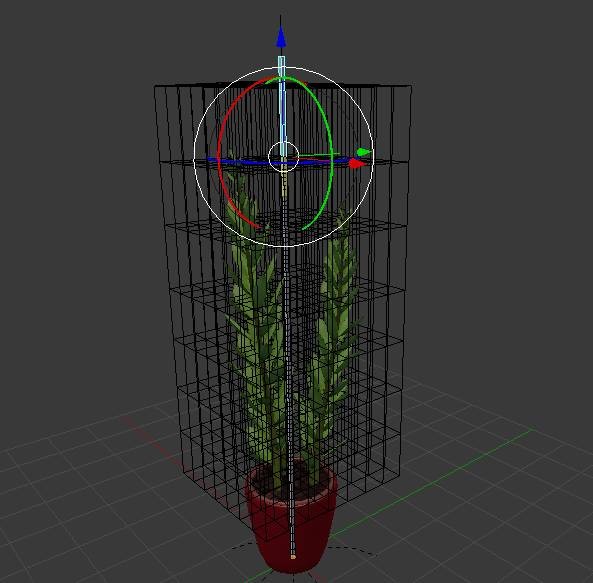 rigged Indoor plant