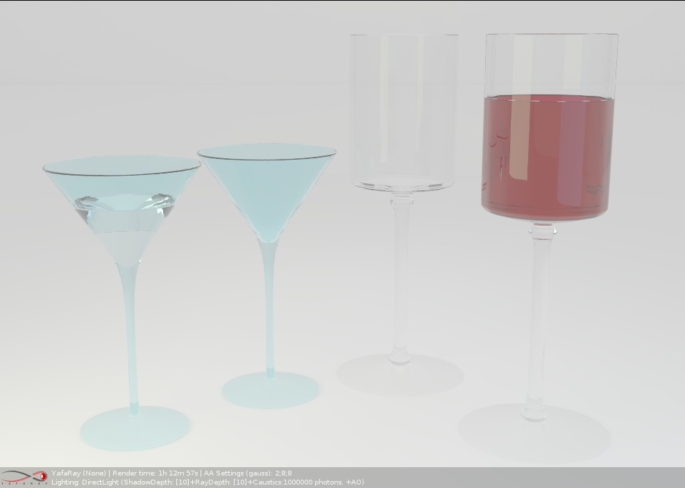 Cocktail glasses