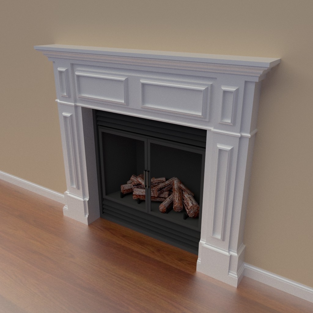 Fireplace and Mantel