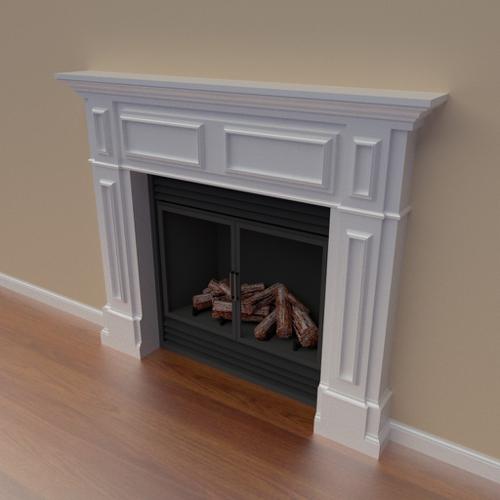Fireplace and Mantel