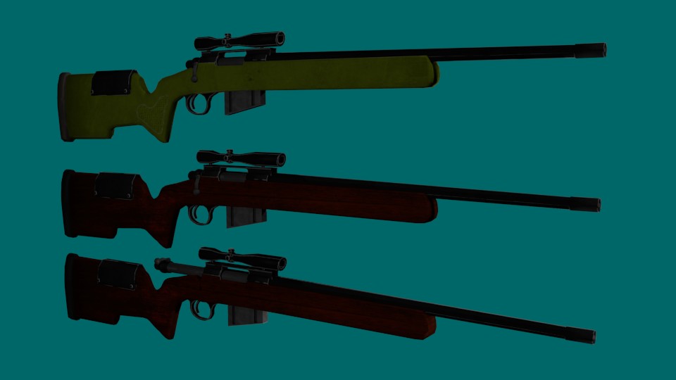 Low Poly Sniper 2 skins