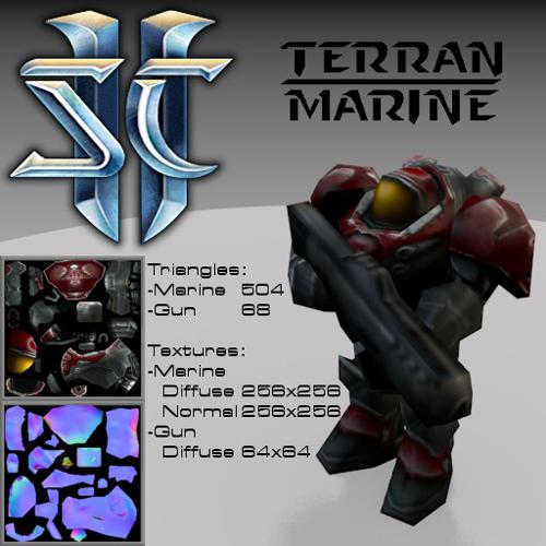 Terran Marine from Starcraft II