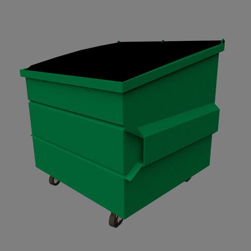 Green Dumpster