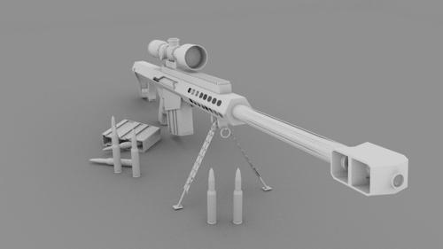 Barrett 50 cal Sniper Rifle