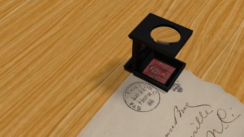 Stamp magnifier