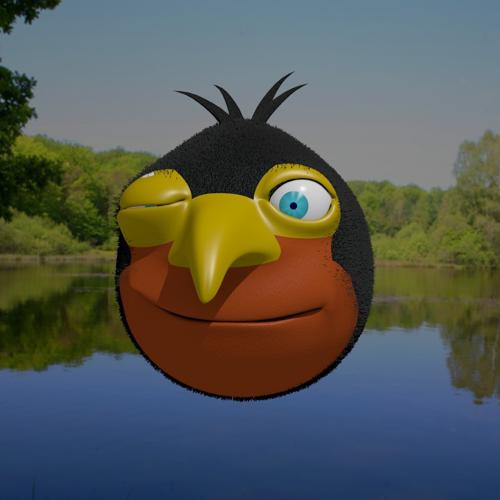 Choucas speaking face