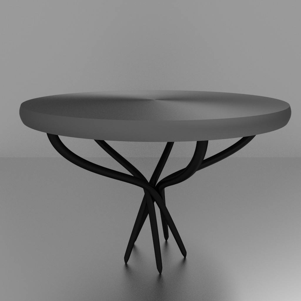Table with Intertwined Legs