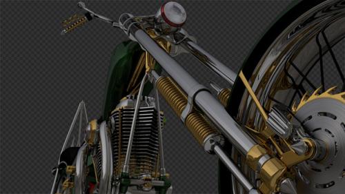 70's Chopper Motorcycle