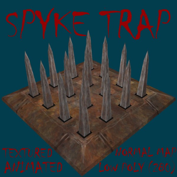 Spyke trap Low poly