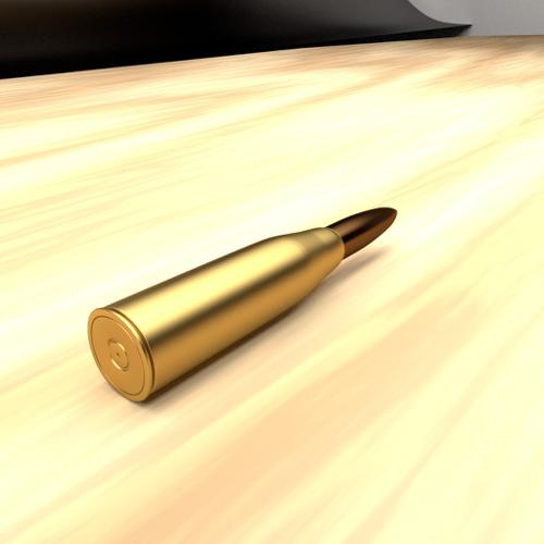 Bullet with cartridge/casing