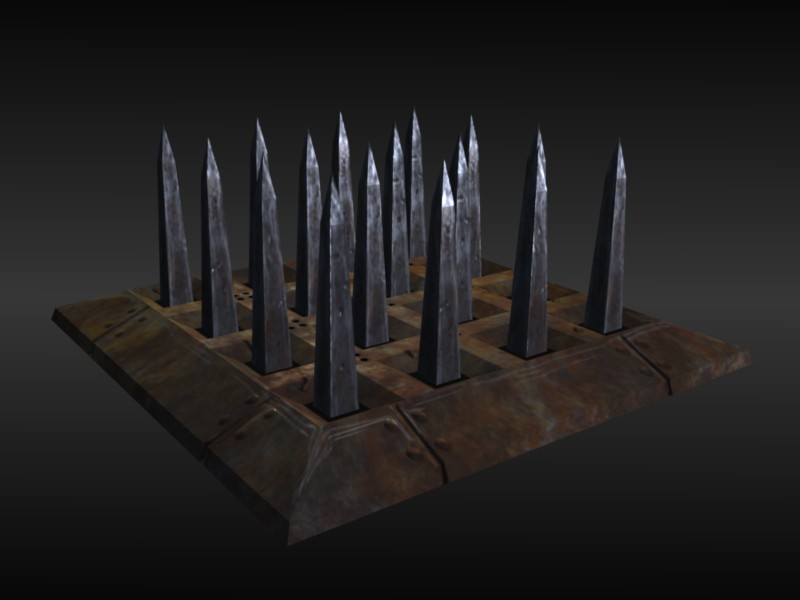 Spyke trap Low poly Mk2