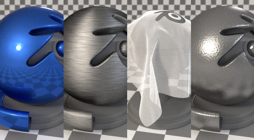 Cycles-Material presets+light setup