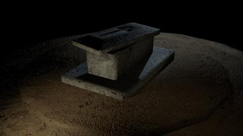 Low Poly Sarcophagus