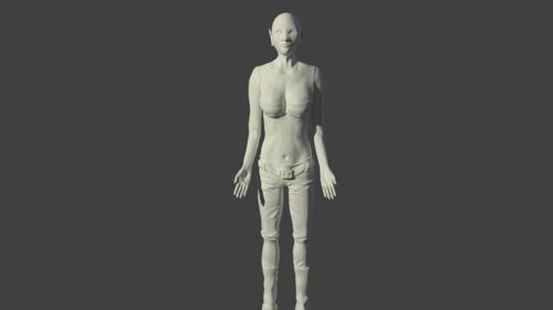 Female character model