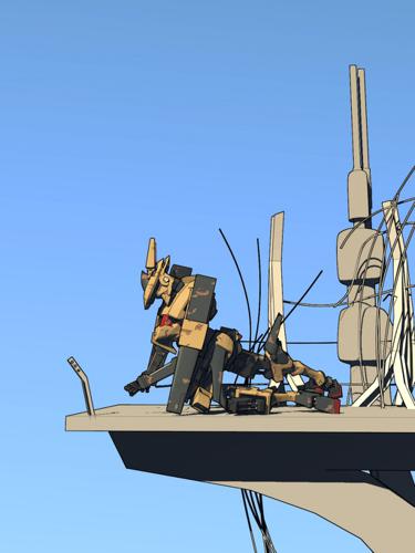 Exteel mech (Blender Guru Competition entry)