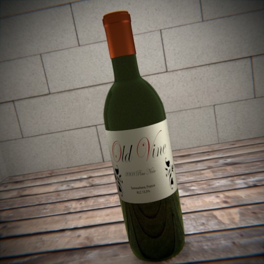 Red Wine Bottle