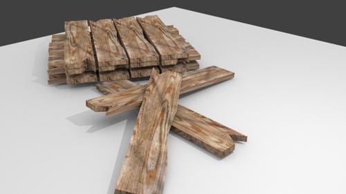Wood plank simulation