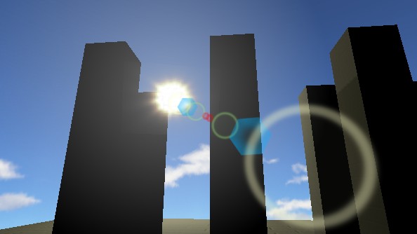 Pythonless Lens Flare Effect For BGE With Ray Sensor