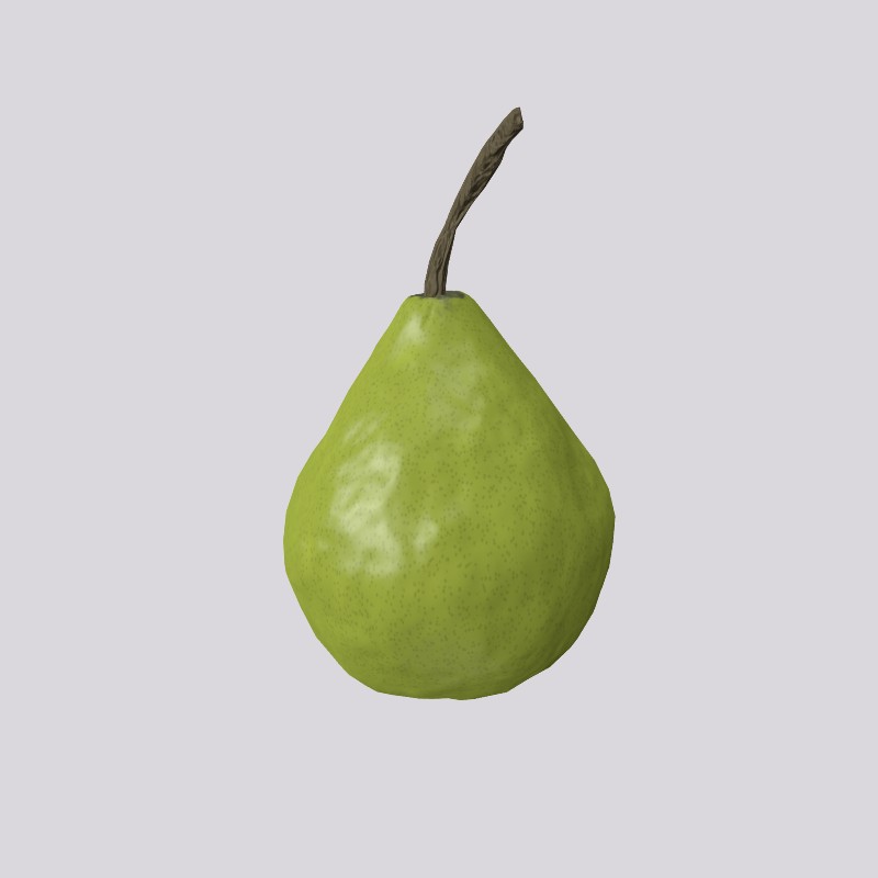 Pear Series: Lowpoly setup
