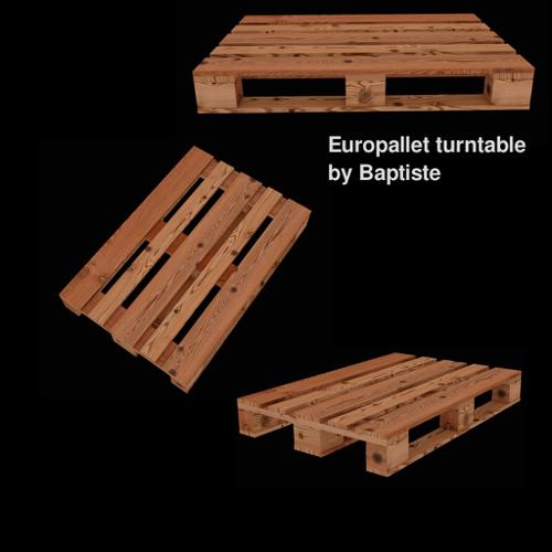 Europallet turntable Game Asset
