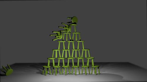 green stool