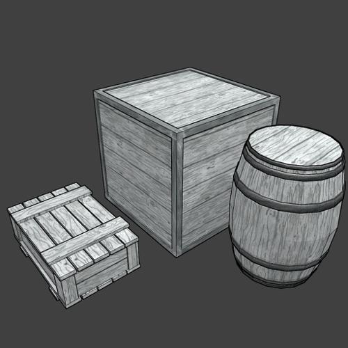 cartoon box