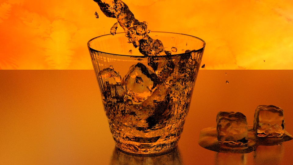 Pouring Water into Glass