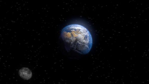 Earth and Moon