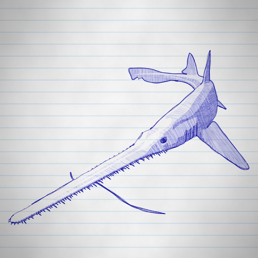 Freestyle - pen sketch