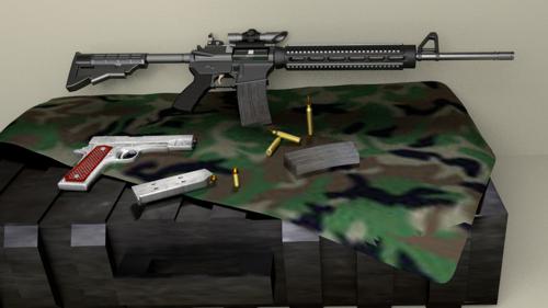 M4 Carbine + Colt 1911