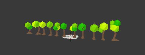 Low Poly Trees