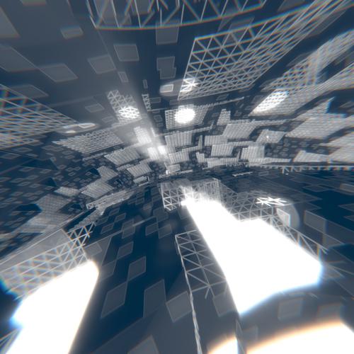 Abstract flying anim