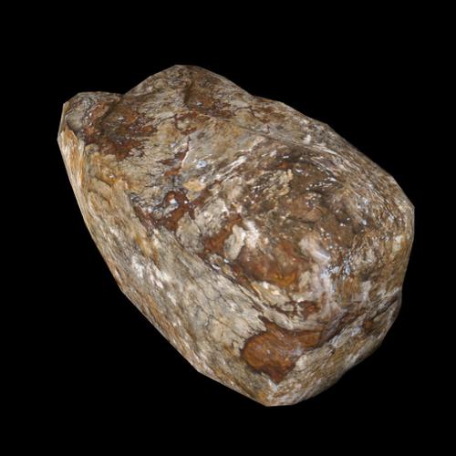 Low poly stone_2 (subdividible)