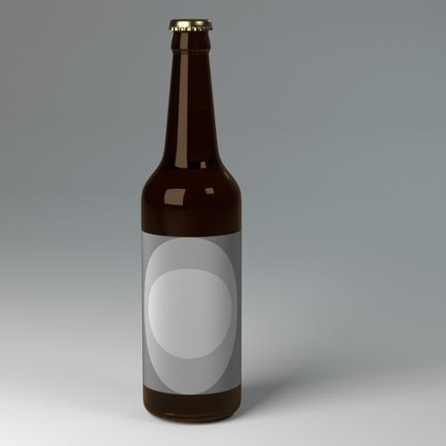 Beer Bottle with label marker