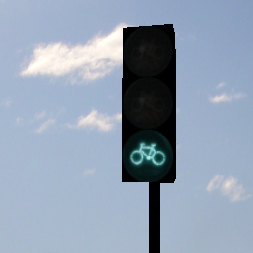 traffic light bike animated for BGE