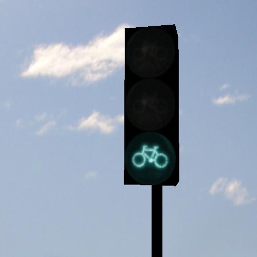 traffic light bike animated for BGE