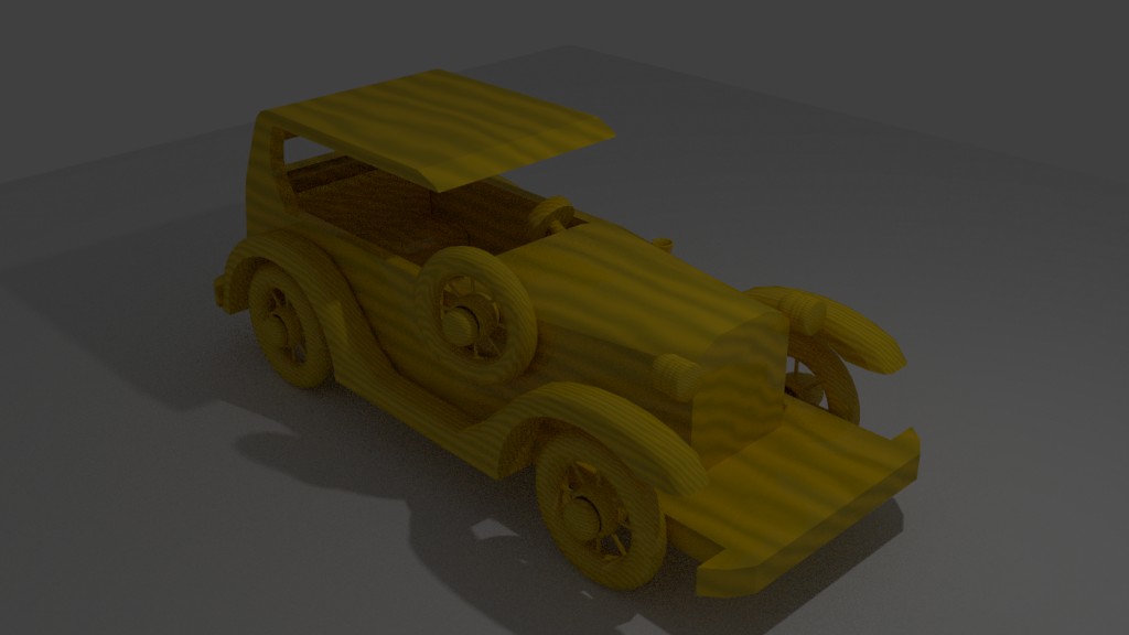 Wooden toy Car