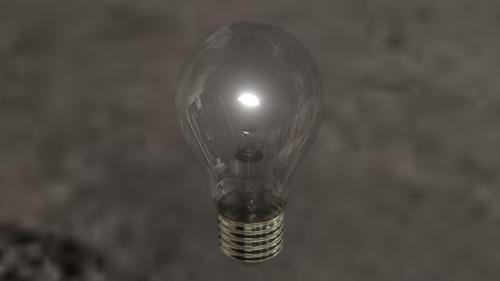 Glowing Light Bulb