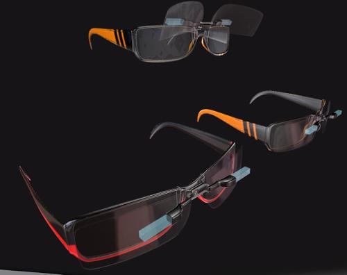 Augmented reality attachement for Glasses