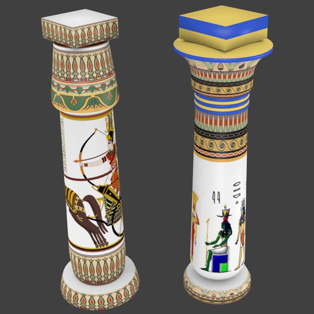 columnas egipcias