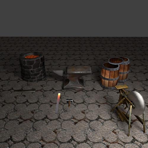 Blacksmith' Tools set