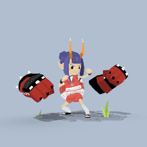 Oni (Pixelart Texture)
