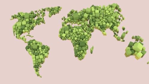World on cubes
