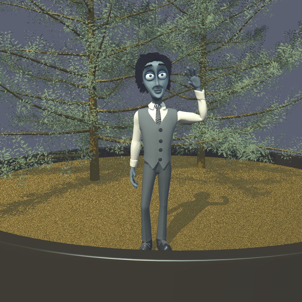Tim Burton like figure