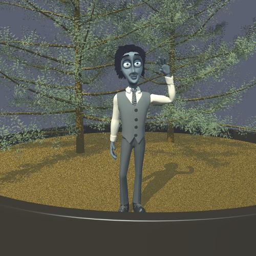 Tim Burton like figure
