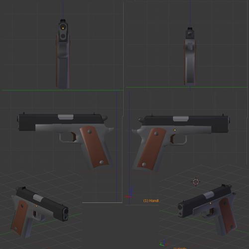Colt Model 1911 .45 ACP Self Loading Semi Automatic Pistol