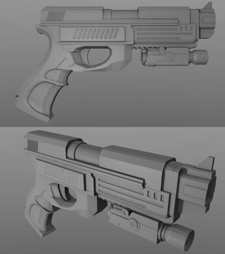 Sci-Fi Pistol